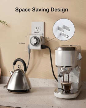 BN-LINK 2-pack offers a compact, space-saving solution for multiple devices.
