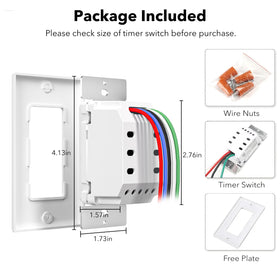 BN-LINK timer switch with random vacation mode to simulate occupancy