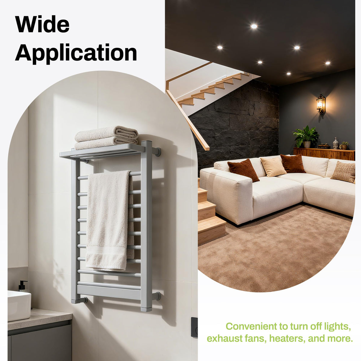 BN-LINK wall plate included ensures a clean, seamless installation.