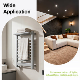 BN-LINK wall plate included ensures a clean, seamless installation.