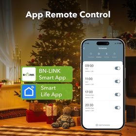 BN-LINK WiFi smart plug enabling voice control with Alexa and Google Assistant