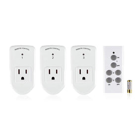 BN-LINK wireless remote outlet kit front view for quick plug-and-play control.