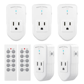 BN-LINK wireless remote outlet kit setup demonstrates plug-and-play convenience