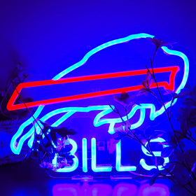 BNBIDEN Buffalo Football neon sign bright wall decor for living rooms and dorms