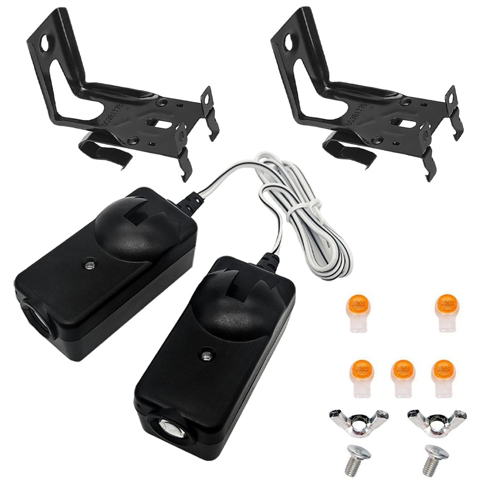 BNRSZ 41A5034 safety sensor body for universal garage door compatibility.