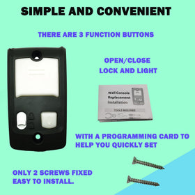 BNRSZ quick install wall console with two screws and simple setup
