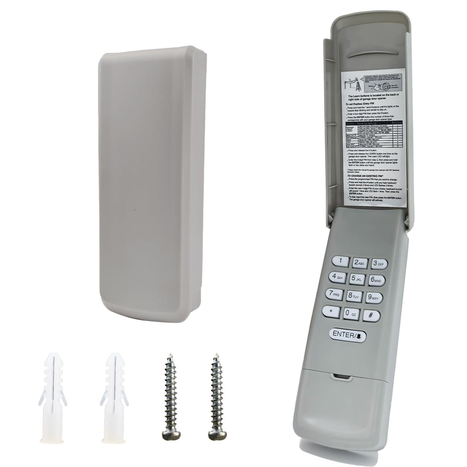 BNRSZ 2026 keypad front view enables quick, keyless entry on compatible openers.