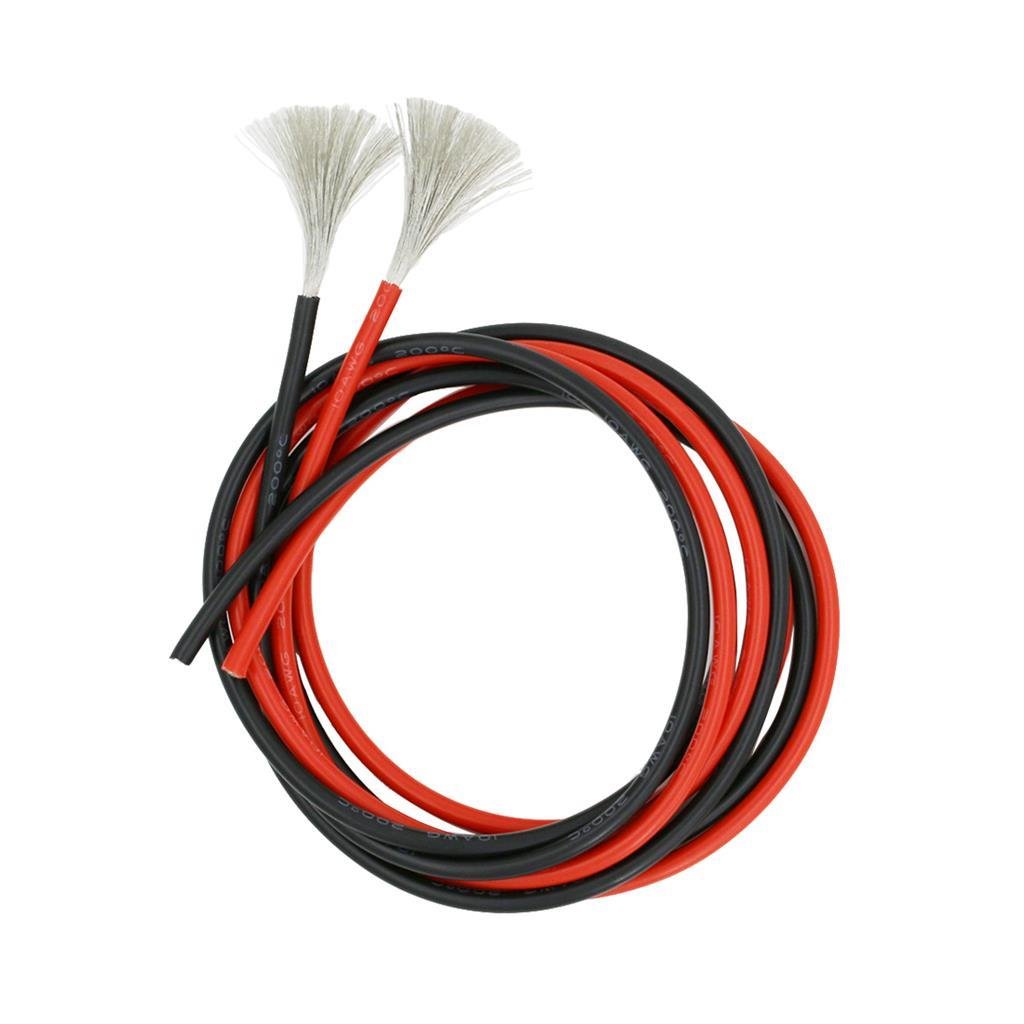 BNTECHGO 10 AWG silicone wire core close-up showing numerous strands for flexibility