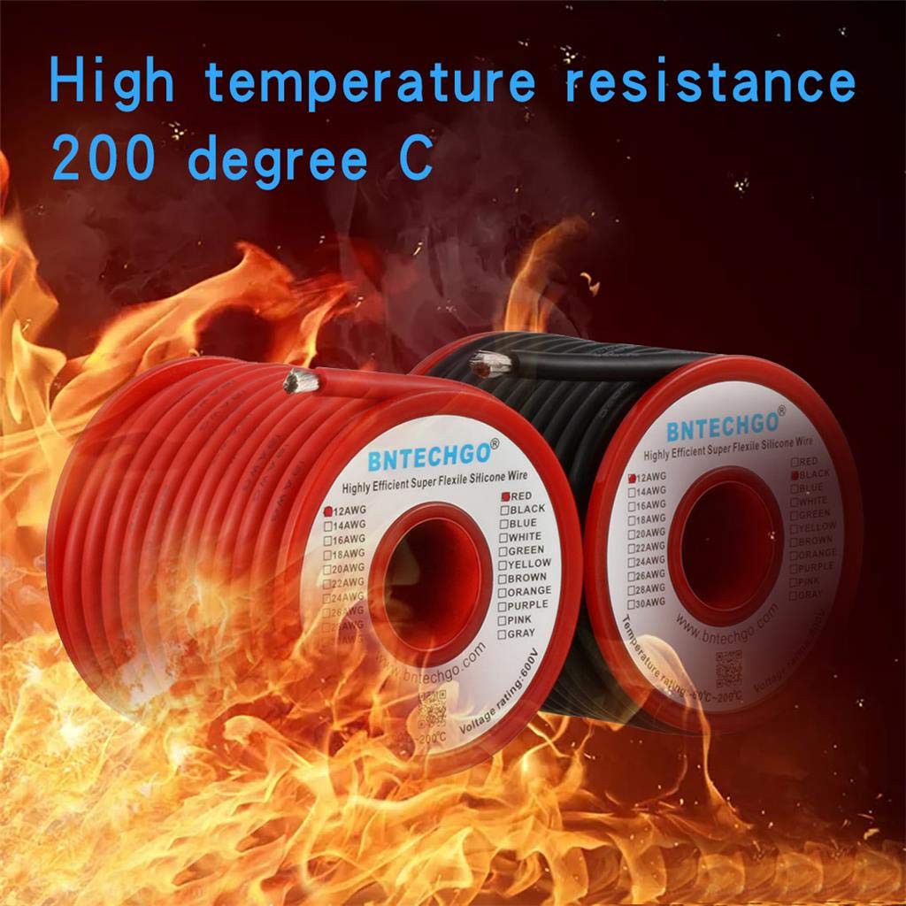 BNTECHGO two-color 50 ft spool helps clear polarity identification