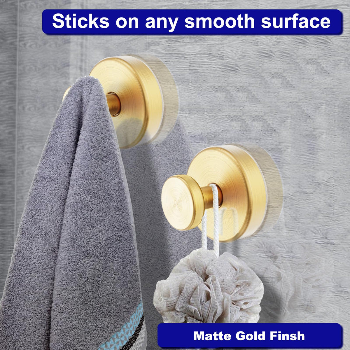Bntuk bathroom hooks organized for towel and robe storage