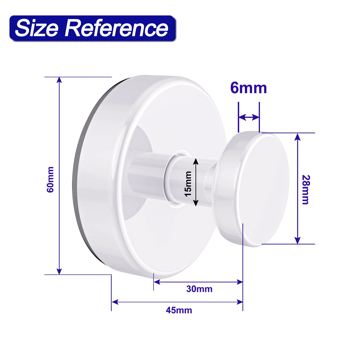 Bntuk suction cup hook removable base for easy repositioning