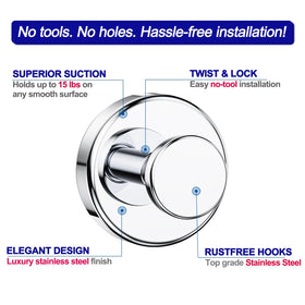 Bntuk rustproof hook withstands humidity and daily use