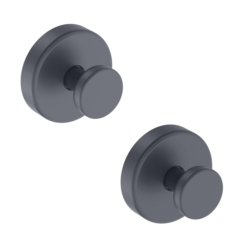 Bntuk suction cup hook mounted on shower glass for secure towel storage.