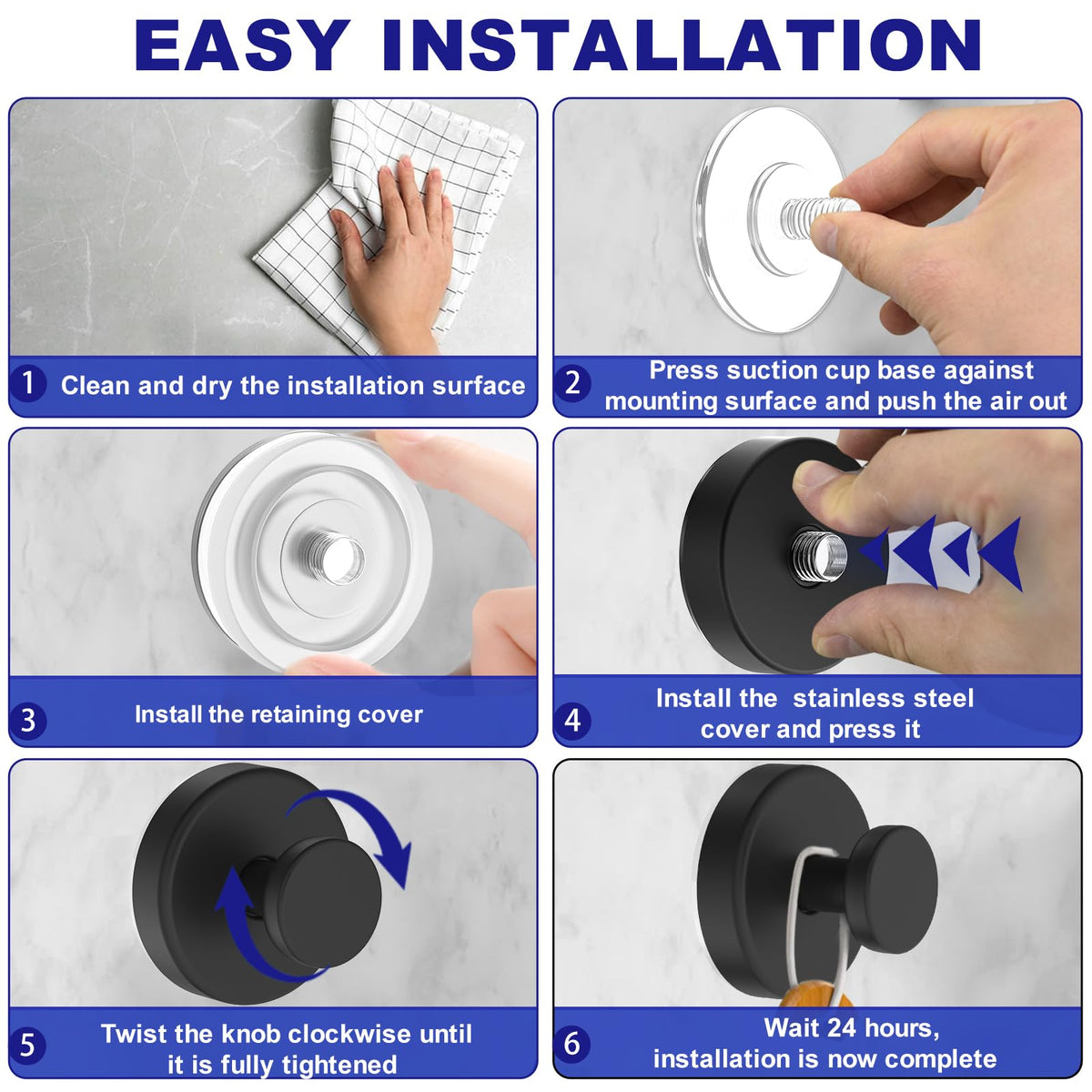 Bntuk vacuum-lock pro seal ensures a strong grip on smooth surfaces.
