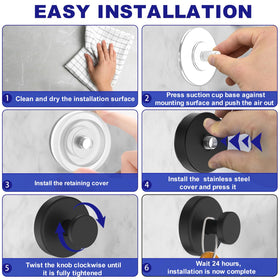 Bntuk vacuum-lock pro seal ensures a strong grip on smooth surfaces.