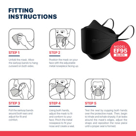 BNX KN95 mask in use during daily activities