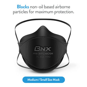 BNX N95 mask premium filtration layer delivering breathable comfort.