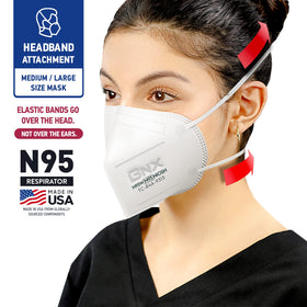 BNX N95 mask fabric layer detail demonstrates high-efficiency filtration