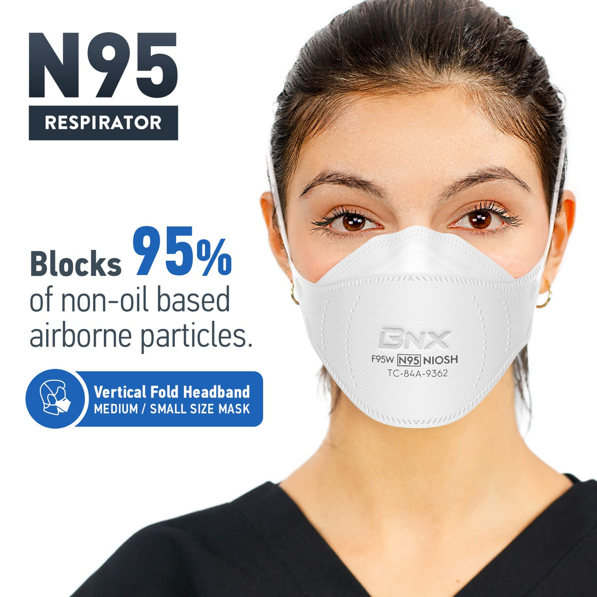 BNX N95 mask filtration layer highlights high-performance meltblown media.