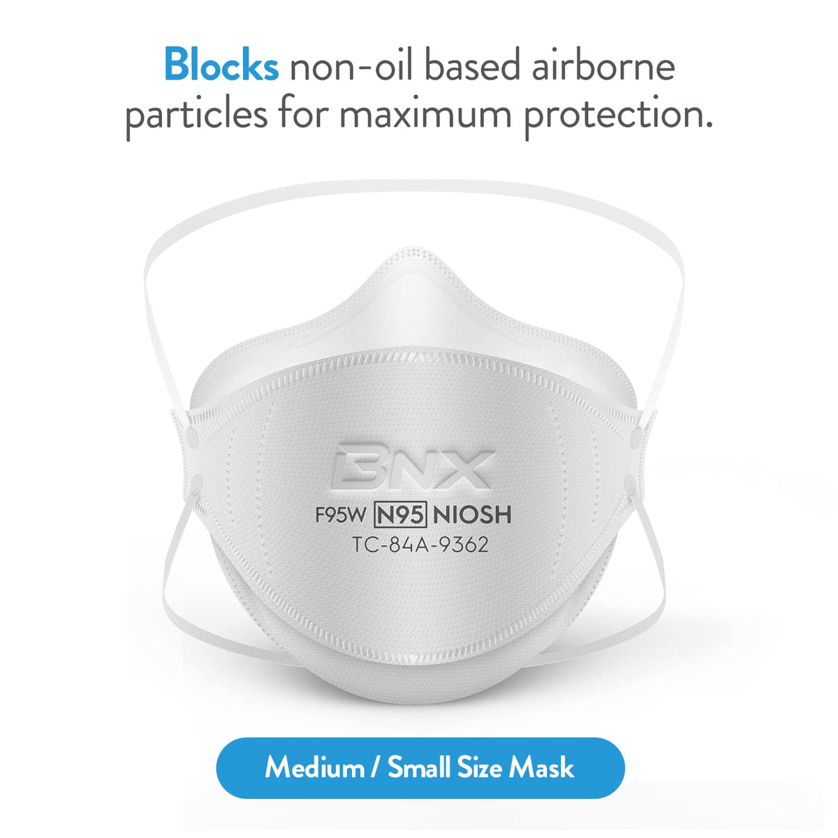 BNX N95 mask made in USA showcases domestic manufacturing.