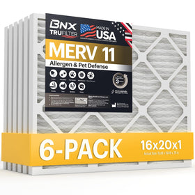 BNX TruFilter front view with MERV 11 filtration for cleaner air