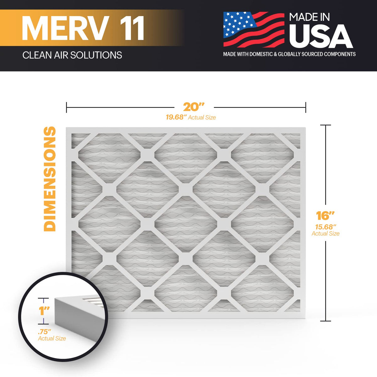 BNX TruFilter packaging highlights USA-made and eco-friendly design