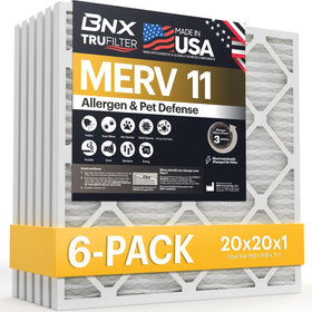 BNX TruFilter filter pack ready for installation, supporting cleaner indoor air.
