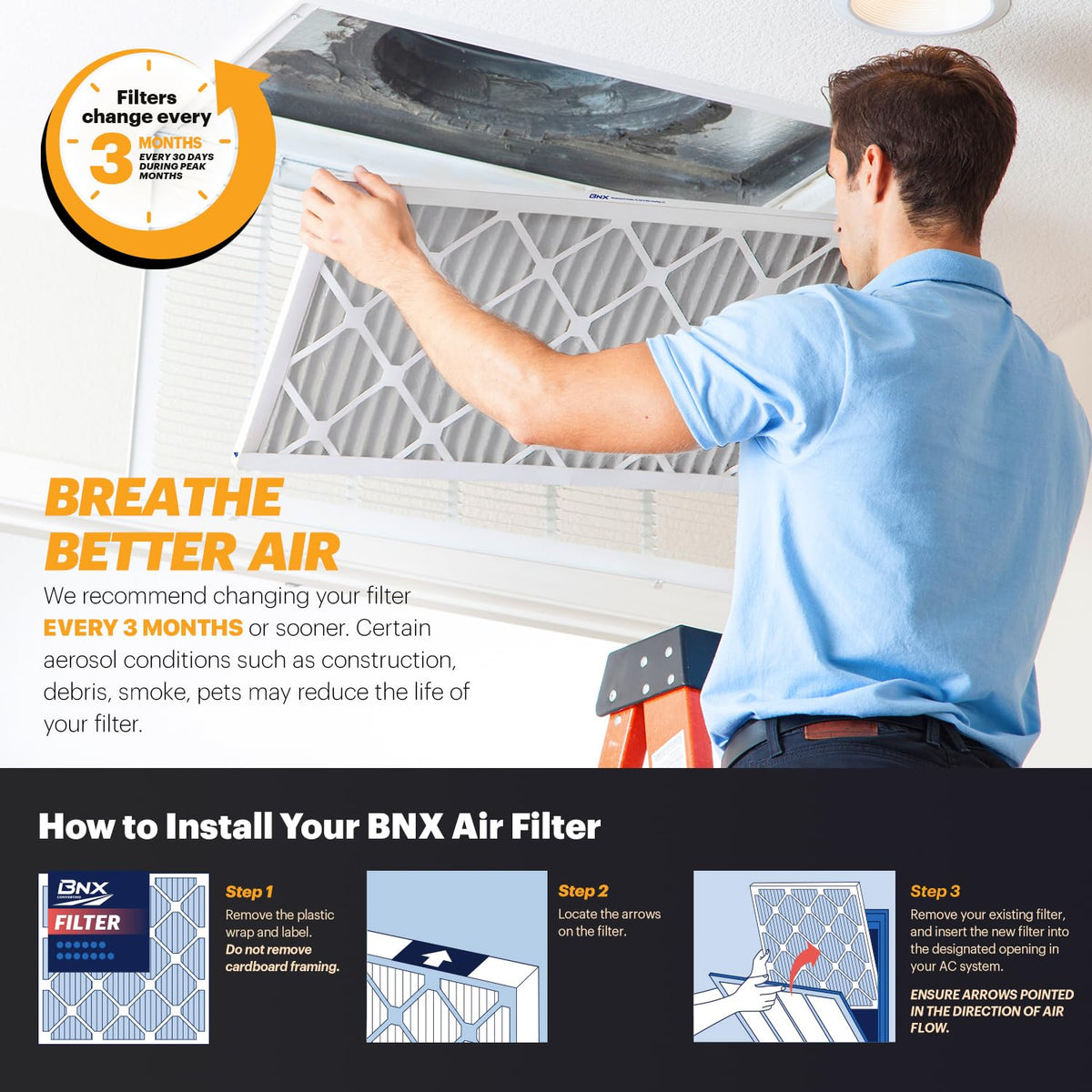 BNX TruFilter pet dander capture demonstrates allergy-friendly potential.