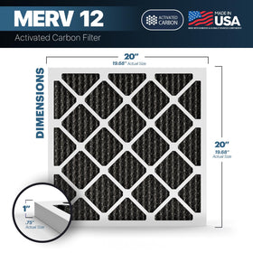 BNX TruFilter activated carbon layer reduces odors in the home.