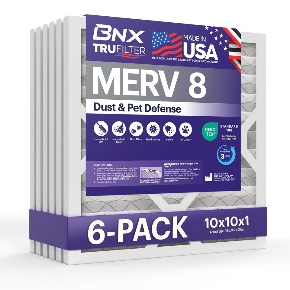 BNX TruFilter packaging highlights USA-made quality and value