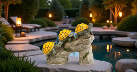 Bo-Toys 8-hour runtime provides overnight garden illumination for calm evenings.