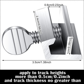 Boao adjustable stopper locks prevent drafts and unauthorized access