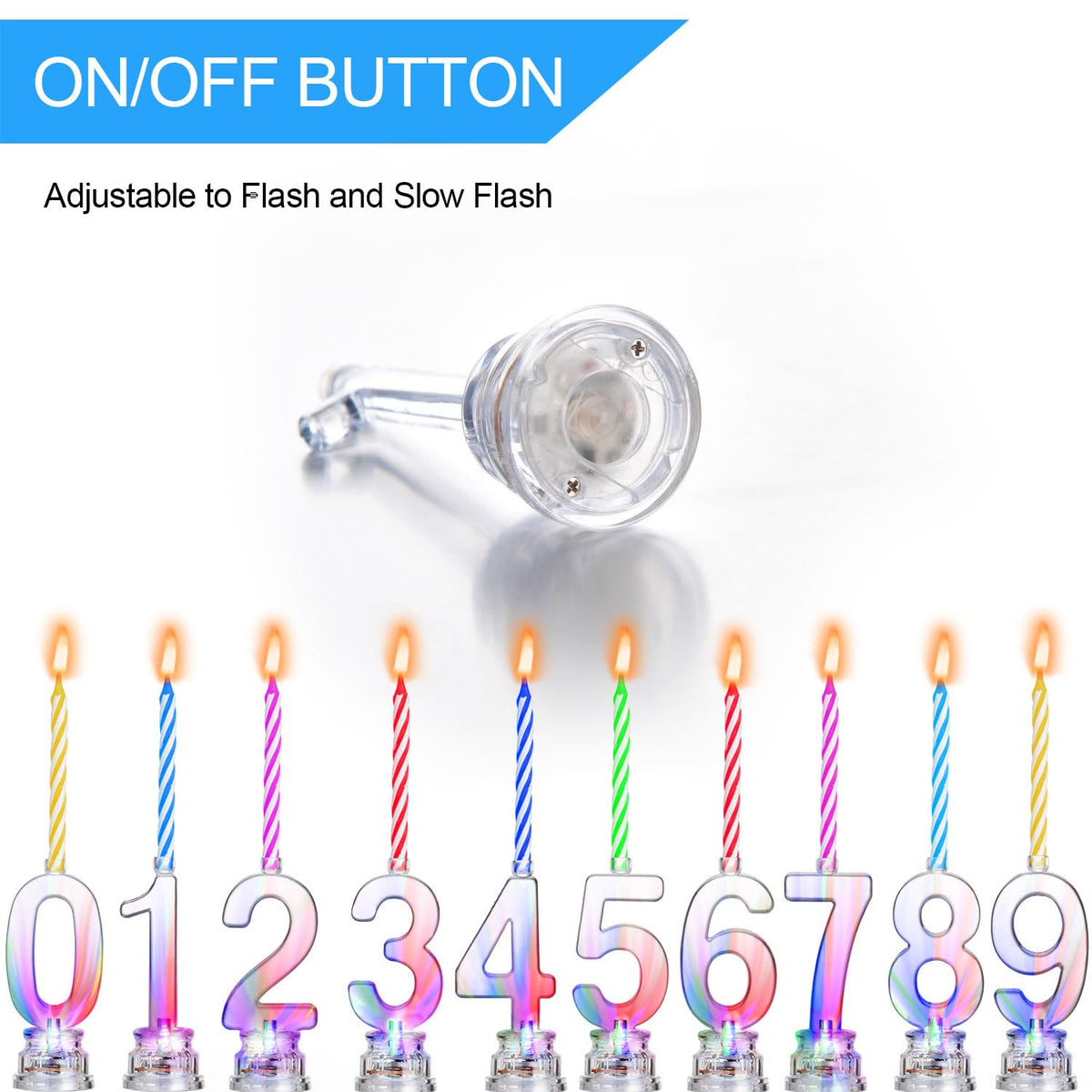 Boao birthday candles suitable for various occasions with durable, reusable design.