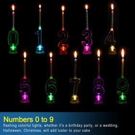 Boao cake toppers with numbers 0–9 for memorable milestones.