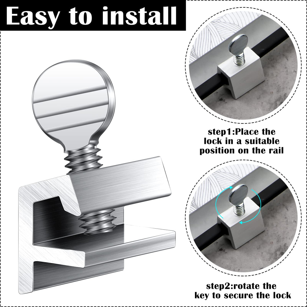 Easy install Boao window lock kit suitable for vertical or horizontal slides