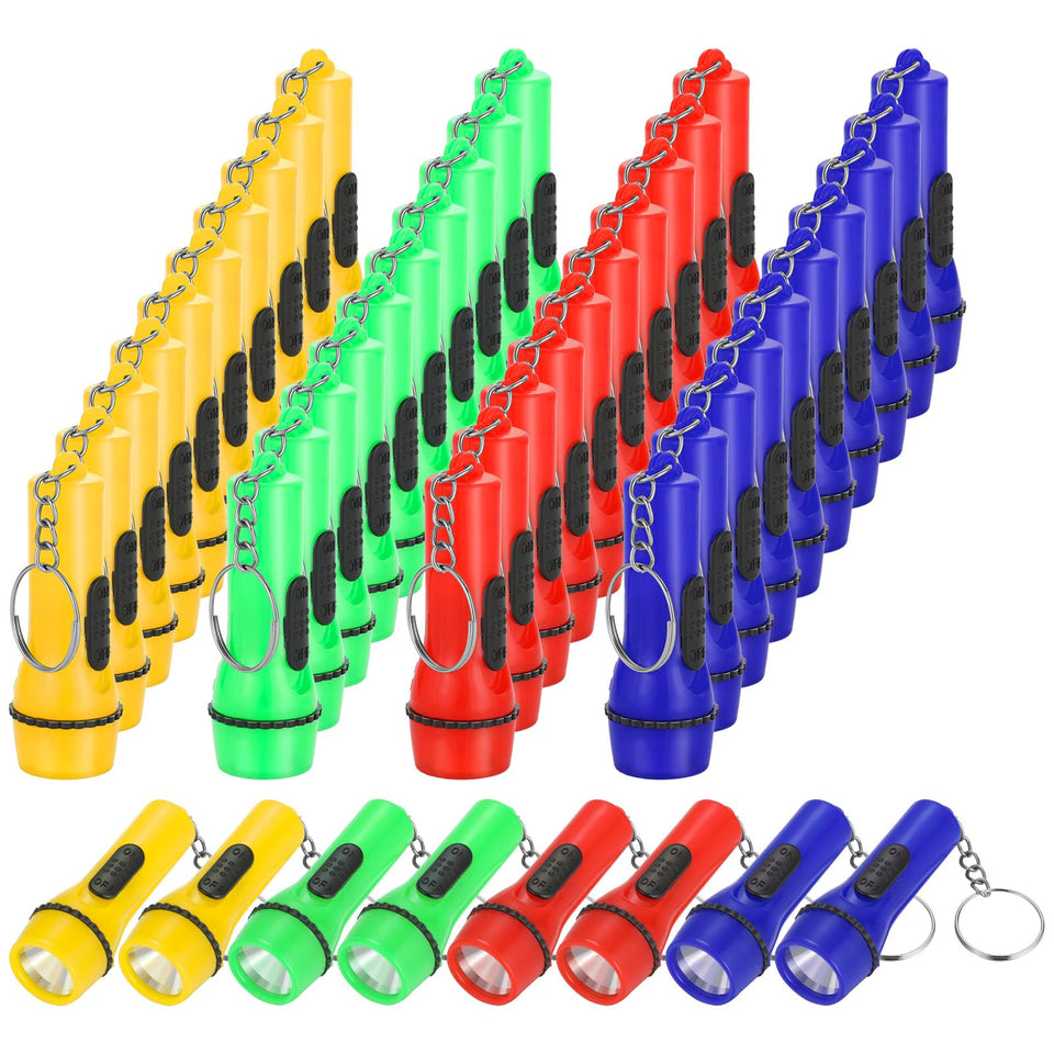 Boao mini flashlight keychain colorful assortment for everyday carry and outdoor tasks