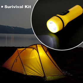 Boao mini flashlight keychain green color lightweight attachment for backpacks