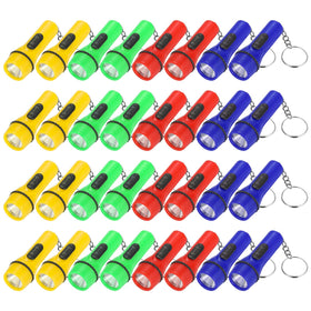 Boao mini flashlight keychain packaging bulk gift-ready with 48 pieces