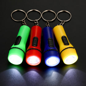 Boao mini flashlight keychain yellow color portable light for travel and events