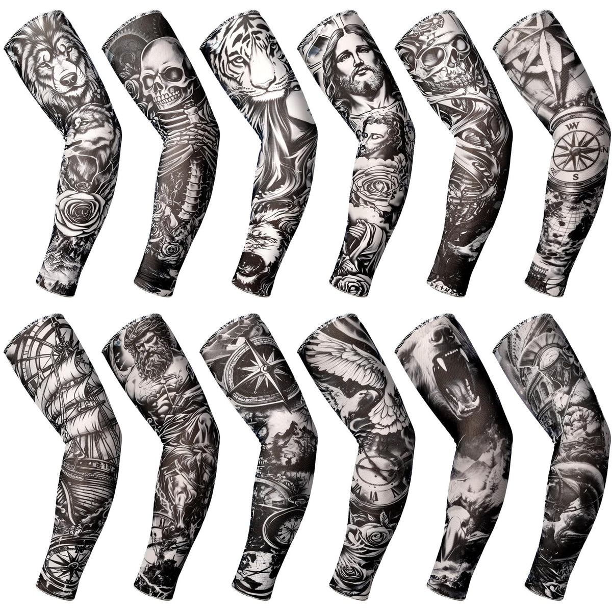 Boao tattoo sleeve for men with cooling fabric for outdoor comfort.