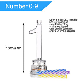 Boao wax candle pack of 40 for bright, multi-cake displays.