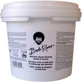 Bob Ross Cleaning Screen helps manage paint residues during cleanup.