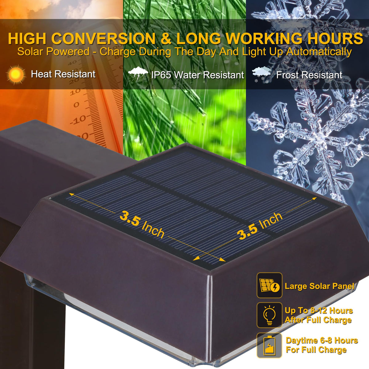 Bobcat Lighting extendable stake with two height options for broader coverage