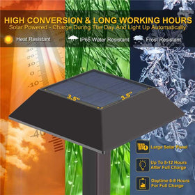 Bobcat Lighting pathway light installs easily with tool-free ground placement