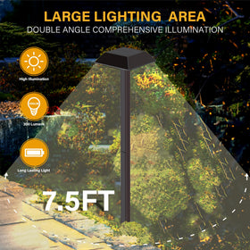 Bobcat Lighting weather-resistant pathway light stays sturdy through rain and wind