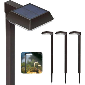 Bobcat Lighting solar pathway light delivering 300 lumens for clear walkways