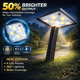 Bobcat Lighting pathway light in daylight mode provides crisp, high-visibility illumination