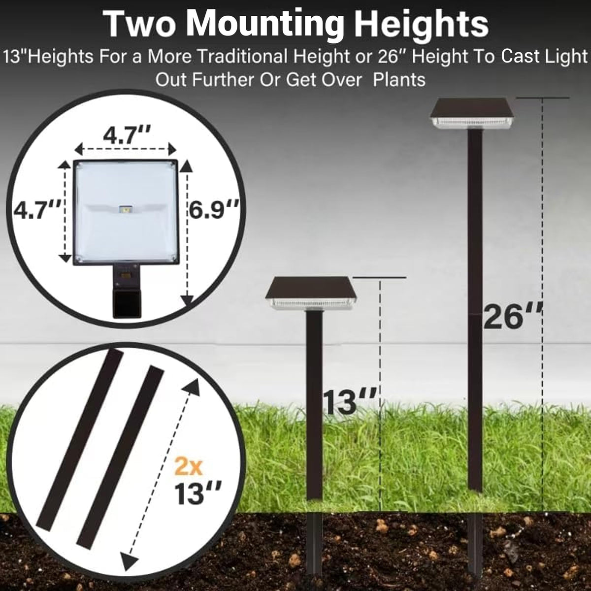 Bobcat Lighting supports warm white and daylight color modes for versatility