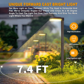 Bobcat Lighting weatherproof ABS stake demonstrates durable outdoor installation