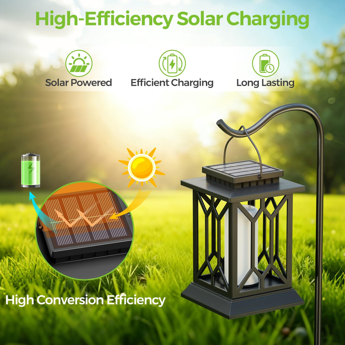 BOBKID IP54 lantern resists rain and sun for reliable use.